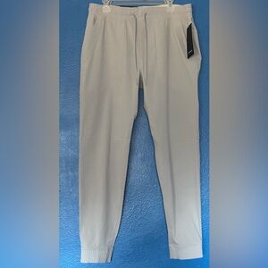 LULULEMON WovenAir ABC  Men’s Light Gray Joggers Size XL